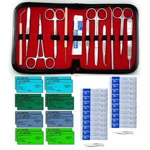Nouvel ensemble de sutures pour interventions chirurgicales mineures de qualité supérieure, 48 pièces, kit d'instruments chirurgicaux vétérinaires, outils médicaux en acier inoxydable, marque SURGINEXA - Product Image 4