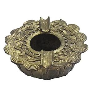 Stylish Modern Design Round Wood Metal <b>Ashtray</b> for Home or Car Trending Desktop Container Accessories - Product Image 4