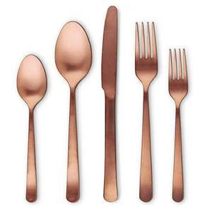 ชุดช้อนส้อมสแตนเลสเครื่องเงินสำเร็จรูปสีทองทันสมัยหรูหราสำหรับโต๊ะอาหารงานเลี้ยงงานแต่งงานและโอกาสพิเศษ - Product Image 3