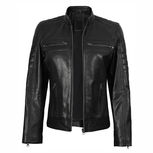 Chaqueta de Cuero para Mujer, Talla Grande, Color Sólido, Nuevo Modelo, Producto de Alta Demanda, Chaqueta de Cuero Elegante y a la Moda para Mujer en Venta - Product Image 1