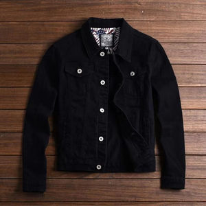 2025 High Quality Fitted Women's Denim Jacket Distressed Ripped Style Fur <b>Details</b> Cotton-Filled Wholesale Price for Autumn - Product Image 6