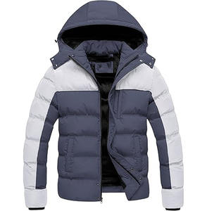 Chaqueta acolchada de pana para hombre con burbujas sueltas de invierno personalizadas de fabricante, chaqueta cómoda para hombre subida por Dress Sports - Product Image 1