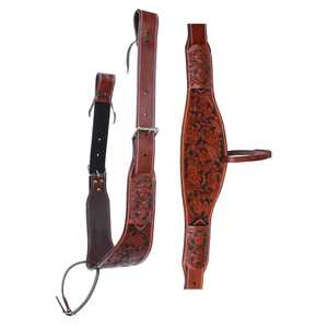 Export Quality Horse Western Tooled Brown Leather Circunferencia Flank Back Saddle Cinch Billets Circunferencia a un precio asequible - Product Image 1