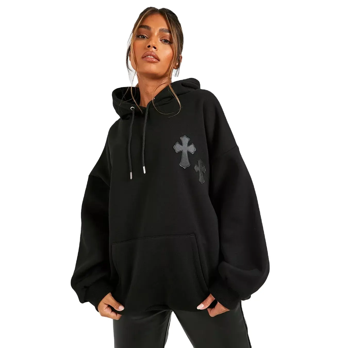 Unisex Baggy Lange Mouw Premium Casual Hoodies Groothandel Op Maat Voor Heren Hoodies En Sweatshirts