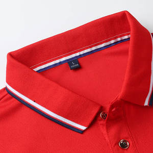 Camiseta de manga corta de lona 100% personalizada informal para hombre, 220 gramos de peso, patrón sólido, logotipo bordado, transpirable, secado rápido - Product Image 2