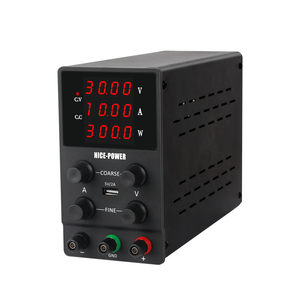 Alimentation CC numérique réglable Nice <span class=keywords><strong>Power</strong></span> SPS3010 noire 10A 300W avec refroidissement par ventilateur pour la réparation de téléphones portables et de montres - Product Image 1