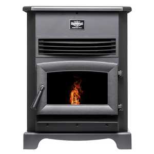 Estufa King Pellet Estufa independiente versátil y elegante para Villa Cocina Sala de estar al aire libre Instalaciones de comedor - Product Image 1