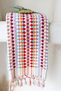 Pom turco mano cocina pequeña toalla Peshkir Pestemal casa Multicolor toallas de mano decorativas Polka - Product Image 6