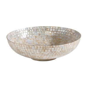 Grand bol de service moderne de luxe en nacre, non toxique, écologique, durable, pour la maison, pour servir des collations, M.R. ARTISANAT (Modèle - Product Image 4