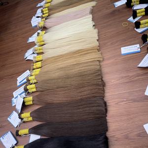 COLOR PELO A GRANEL Hermosas y de alta calidad Extensiones de cabello liso a granel 100% cabello humano listo para enviar - Product Image 5