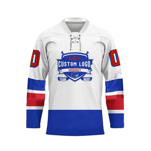 2025 Maillot d'entraînement à manches longues Sportswear \ Maillot de hockey sur glace personnalisé à manches longues brodé par sublimation pour homme - Product Image 3