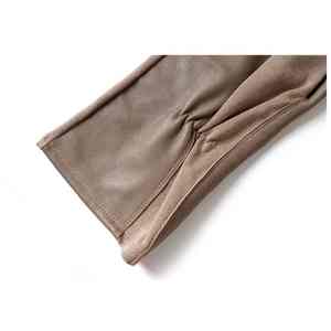 Cuero negro ignífugo y funcionalidad de terapia de artritis 100% Guantes originales Guantes de vuelo Nomex con piel de cabra - Product Image 4