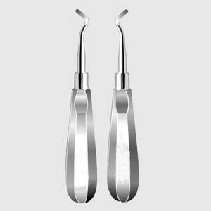 Juego de Elevadores de Raíces Dentales Manuales de Acero Inoxidable de 2 Piezas, Profesional, OEM/ODM, Reutilizable, Ergonómico, para Cirugía Oral - Product Image 6