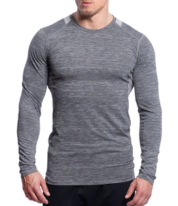 T-shirt de compression pour homme, devant formel, course à pied, séchage rapide, athlétique, salle de sport, entraînement, coupe régulière, haut d'entraînement, sous-vêtement de fitness - Product Image 4