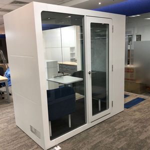 Luxe Vis-a-Vis X Acoustic Office Booth Meeting Pod pour une collaboration privée silencieuse - Product Image 6