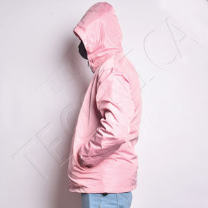 Nouveau design OEM pour hommes unisexe imperméable respirant coupe-vent vestes à glissière activités de plein air randonnée, voyage, usage quotidien - Product Image 2