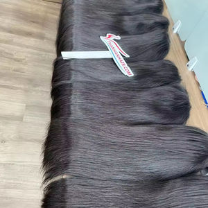 Gran oferta de cabello humano vietnamita HD Peluca de encaje cabello crudo recto sedoso listo para enviar personalizar Venta caliente Peluca de cabello - Product Image 4