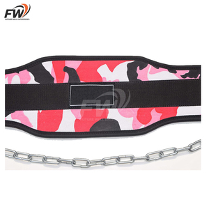 Cinturón de Neopreno Suave Personalizable de Calidad Premium con Cadena de Acero Inoxidable, Cinturones de Soporte Lumbar Resistentes para Ejercicios de Dip - Product Image 3