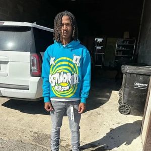 Sweat-shirt à Capuche Imprimé Lettre Surdimensionné pour Homme, Streetwear Vintage, Grande Taille, Sweat à Capuche pour Homme - Product Image 4