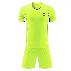 Highest Quality Breathable Men's <b>Soccer</b> Uniform Set Training Wear Sportswear 100% Polyester OEM Service Custom Front Logo All - Product Image 1