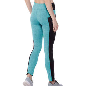 Leggings de gymnastique personnalisés de haute qualité pour femmes Matériau en spandex respirant en couleur unie Fabricant professionnel pour le yoga - Product Image 2