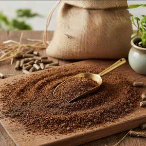 Engrais organique en poudre de fumier de chèvre naturel Indigo Organics, origine Tamil Nadu, fabriqué à Triplicane Chennai, durée de conservation de 24 mois - Product Image 3