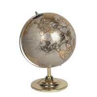 Globo terráqueo con mapa del mundo náutico, hermoso mapa del mundo, globo terráqueo, oficina, educativo, geográfico, moderno, escritorio, hogar, mesa, globo, artículo de decoración