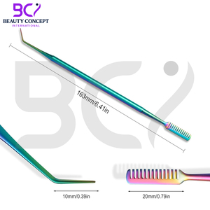 Outil pour cils, accessoires de salon de beauté pour permanente, extensions et teinture de cils, peigne séparateur pour rehaussement de cils - Product Image 5