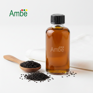Aceite de Semilla de Comino Negro Prensado en Frío de Primera Calidad, Aceite de Nigella Sativa Puro y Natural, Proveedor Mayorista a Granel - Product Image 1