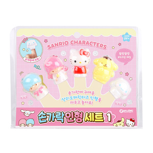 Juego de marionetas de dedo de personajes de Sanrio, 1 juguete de peluche para niños de 4 a 6 años - Product Image 1