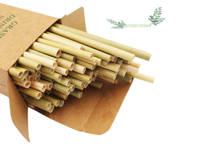 Pailles d'herbe naturelle écologiques jetables produites par Eco2go Vietnam - Product Image 4