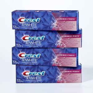 Kem đánh răng <span class=keywords><strong>Crest</strong></span> <span class=keywords><strong>3D</strong></span> Glamorous White, bạc hà, 3.8 oz, gói 4 tuýp - Product Image 1