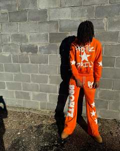 เสื้อกันหนาวปลายบานสุดหรูสำหรับผู้ชายมีฮู้ด100% ผ้าซาตินประดับด้วยพลอยเทียมมีซิปเต็มตัว - Product Image 6