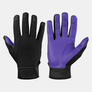 Gants professionnels de softball à manchette longue Gants de frappe de baseball personnalisés Protection des mains Gants de frappe de baseball de softball - Product Image 3