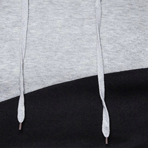 เสื้อสเวตเตอร์สวมหัวสำหรับผู้ชายผ้าฝ้ายออร์แกนิกใส่ได้ทั้งชายและหญิงเสื้อมีฮู้ดปักแบบผูกเชือกฟรีตัวอย่างเปล่า - Product Image 4