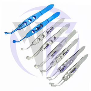 Pinzas de Masaje para Párpados de Diferentes Tamaños Personalizadas, Pinzas Quirúrgicas Oftálmicas de Titanio y Acero Inoxidable Fabricadas por Wenquar - Product Image 5