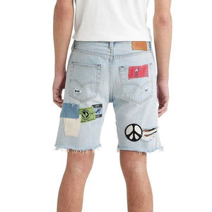 Nouveau short en jean de haute qualité pour hommes et vêtements de course Style unique Couleur différente Summer Wear Denim Shorts - Product Image 3
