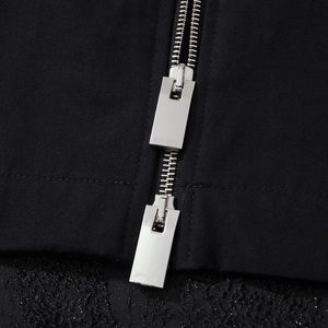 เสื้อพิมพ์ลายโลโก้ผู้ชายผ้าฝ้ายขนาดใหญ่ปกซิปเสื้อเชิ้ตแขนสั้น - Product Image 6