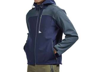 ผู้ชายHoodies Softshellยุทธวิธีแจ็คเก็ตสบายๆ,ผู้ชายที่กําหนดเองWindbreakerซิปบุรุษเสื้อ,เดินป่าฤดูหนาวผู้ชายแจ็คเก็ต - Product Image 4