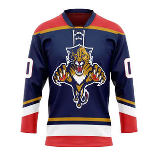 Maillots de hockey sur glace réversibles 2024 personnalisés de conception de mode impression par sublimation avec options de nom d'équipe OEM de Vancouver New York - Product Image 3