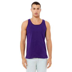 ตะเข็บด้านข้างขายปลีกพอดี100% Airlume หวีและแหวนปั่นฝ้าย32เดี่ยว4.2ออนซ์ทีมเสื้อสีม่วง Unisex ถัง - Product Image 1