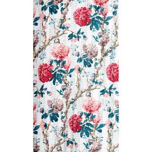 Women's Kantha Floral Eco-Friendly Cotton <b>Kimono</b> <b>Robe</b>-Ethnic Vintage Indian Handmade Summer Spring Winter Short - Product Image 4