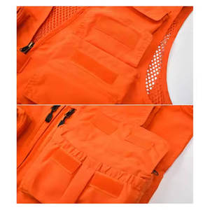 Chaleco de Caza Multibolsillos, Ligero, Transpirable, Impermeable y Resistente al Viento, Personalizado, Negro, OEM, Unisex, Táctico, de Combate - Product Image 5