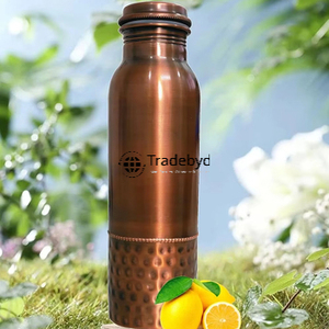 Botella de cobre ancha de primera calidad para regalos de lujo y bienestar Tradebyd Plastic Drinkware - Product Image 5