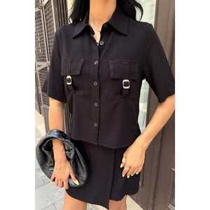 ชุดผ้าลินินวิสโคสสำหรับผู้หญิง 10162 เสื้อ กางเกงขาสั้น กระโปรง ใส่สบายและมีสไตล์ - Product Image 2