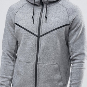 Vente en gros 100% coton Sweat à capuche en polaire technique pour hommes, fermeture à glissière, logo personnalisé, délavé à la pierre, broderie 3D sérigraphie, sweat-shirt pour hommes - Product Image 4