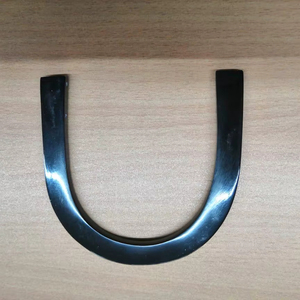 U Shape Handbag Parts Purse Handles Black Resin Plastic Bag Handles Transparent Low MOQ Resin Plastic Accessories CC - Product Image 1