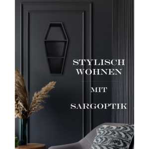 Décoration d'étagère en forme de cercueil pour Halloween, ornement effrayant et festif pour votre maison ou votre bureau - Product Image 6