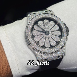 Real VVS Moissanite Relojes de cuarzo Totalmente automático Banda de acero inoxidable Lujo en Japón Estilo Deporte Moda Cristal mecánico - Product Image 5