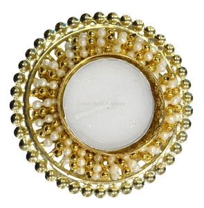 Portavelas de Metal Decorativo Hecho a Mano en India para Interiores y Exteriores, Oficina, Bodas, Diwali, Festivales, Decoración del Hogar, OEM - Product Image 4